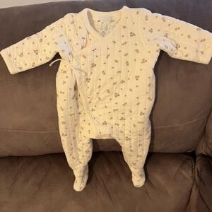 H&M Adorables Quilted Baby One-Piece with Subtle Print